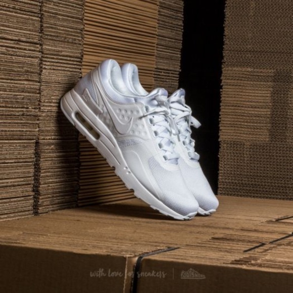 air max zero all white